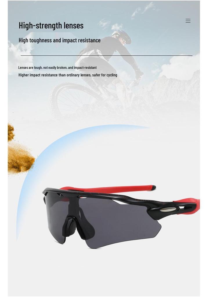 Unisex UV Protection Sport Goggles: European & American Fashion, Windproof Fishing Sunglasses 9208