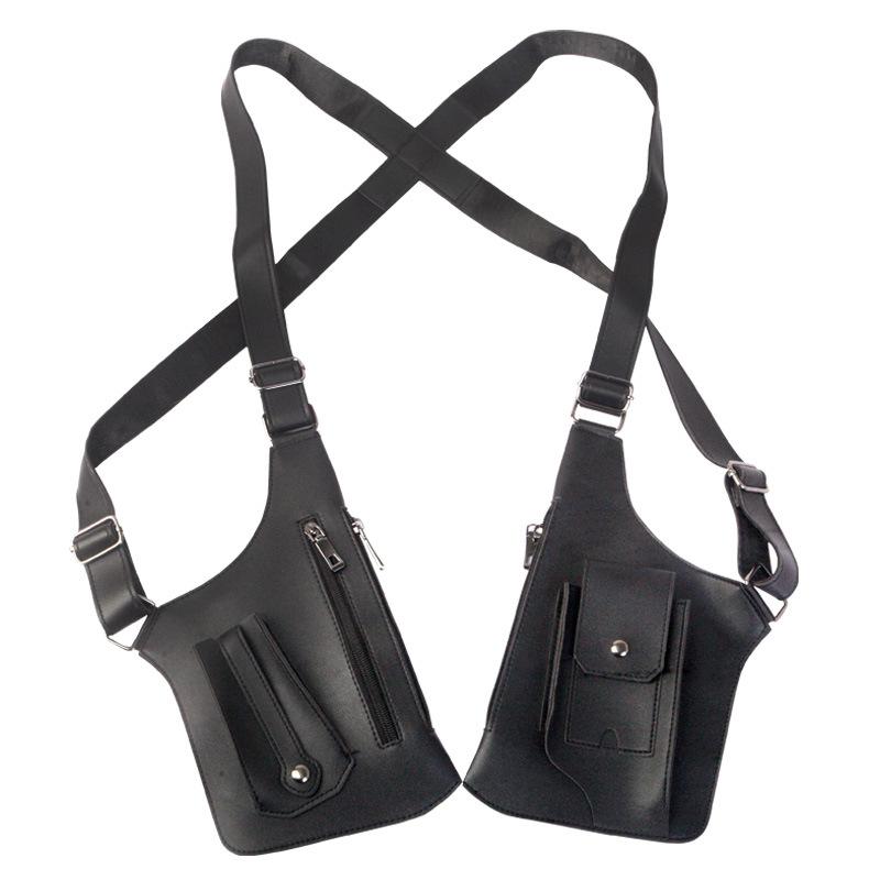 

Сумка для документов, Кобура для пистолета, Наплечная сумка, Маленькая сумка кроссбоди, Мужская модная уличная сумка, Женская уличная сумка-жилет