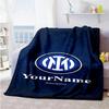 Inter Milan Customize Your Name Blanket Throw Personalized Blanket Soft Warm Cozy Throw For Sofa Living Room Office Chair Bedding Ideal for All Season
