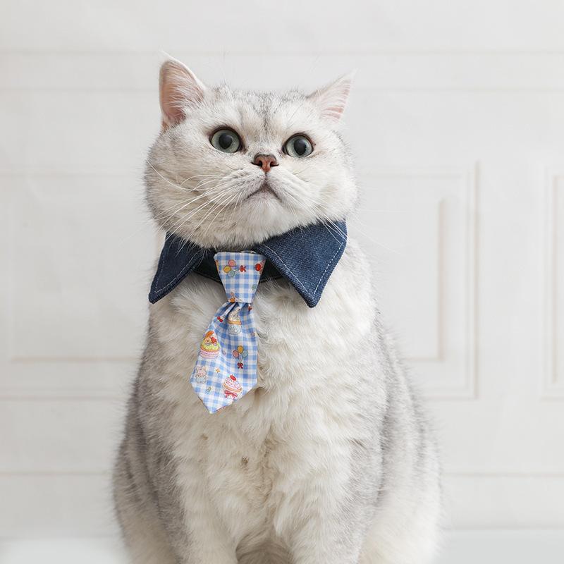 Pet Cat Bow Tie Cute Various Styles Collar Dog Festival Scarf Necklace Small Bichon