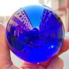 Crystal Ball Ornament with Wooden and Glass Base - Multiple Sizes Available