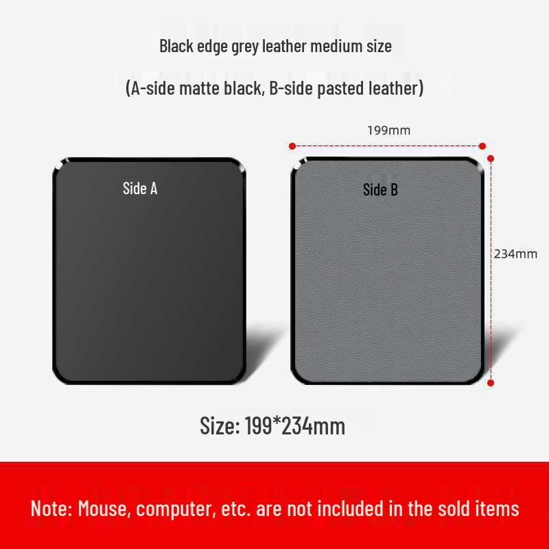 Smooth Resin Gaming Mouse Pad - Small & Large, Dirt-Resistant for Office & Laptop