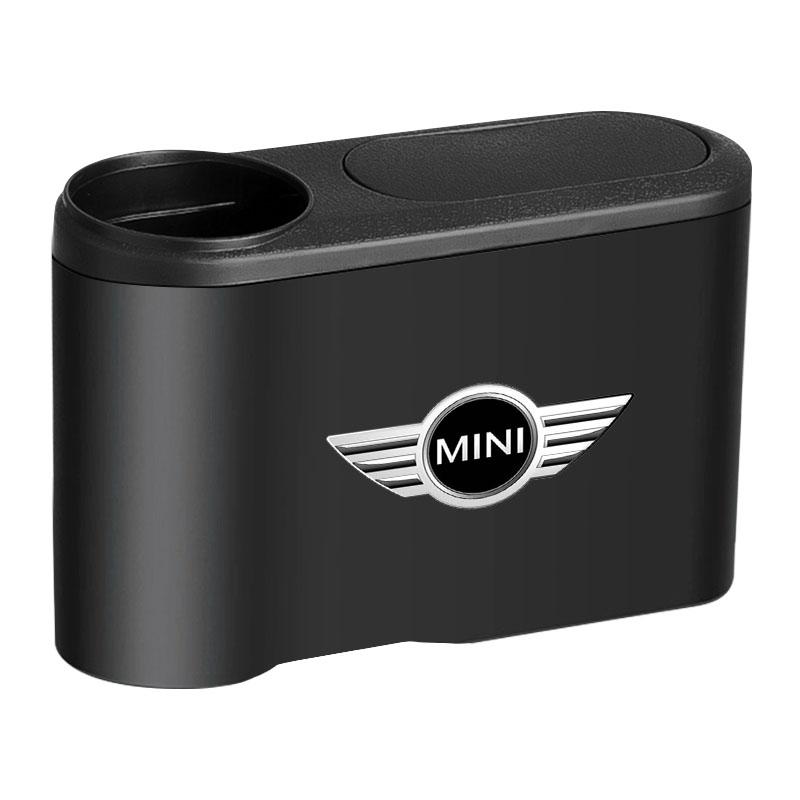 Mülleimer Autoemblem Müllbox Behälter Aufbewahrung Autozubehör Für BMW Mini Cooper F54 F55 F56 R56 R60 SONE Roadster Clubman Coupé
