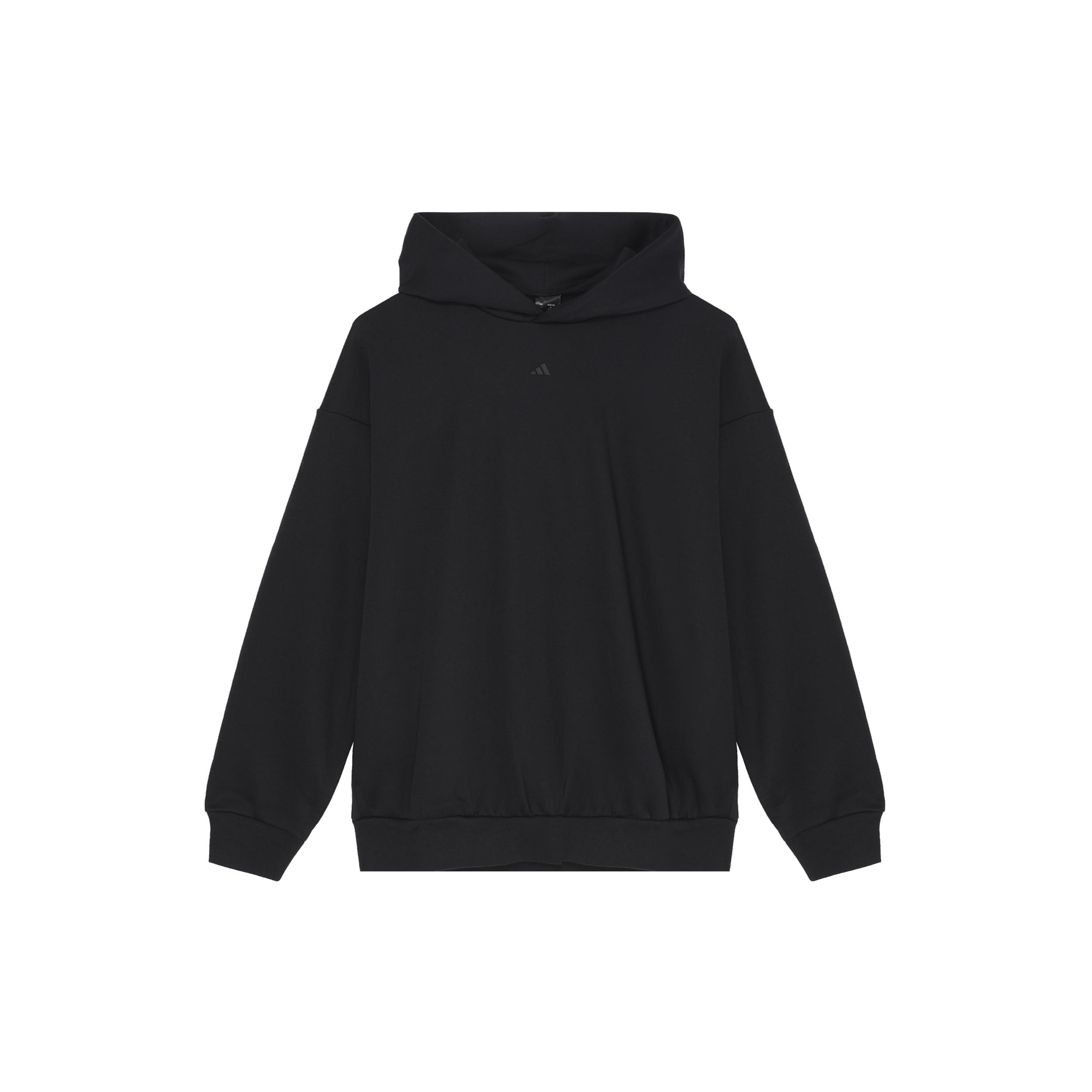 adidas Basketball Hoodie Asia Sizing Black Red Men s IZ4907 XL