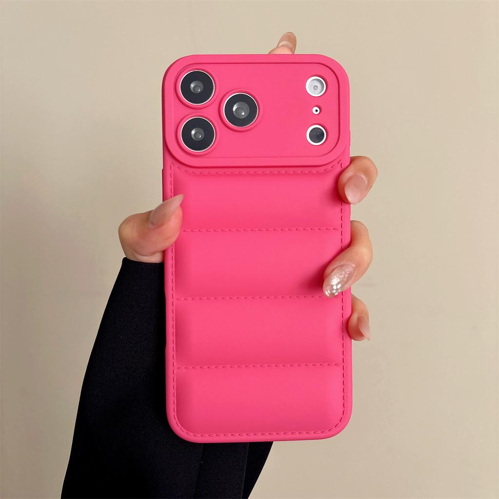 Giacca in piumino morbida Custodia in silicone per telefono per IPhone 17 Air 16E 16 15 14 13 12 11 Pro Max 16 Plus Cover protettiva antiurto per fotocamera