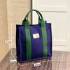 Female Canvas Tote Bag Organizer New Trendy Handbag Women Small Single Shoulder Bags Ladies Casual Top Handle Bags For Work Simple And Practical