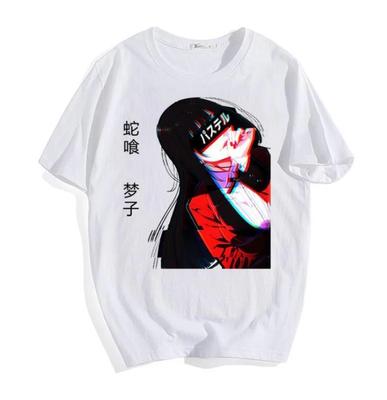 Kakegurui Cosplay Anime Koszulka T-shirt Podkoszulek 100% Bawełna Bawełniany Unisex