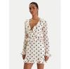 Bardot Dress with Frill Detail