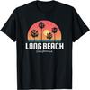 Long Beach California T Shirt Women Men Kids Retro Sunset T-Shirt