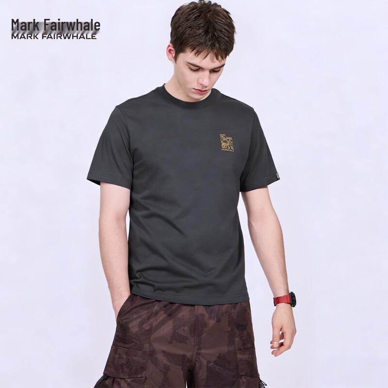 Mark Fairwhale Men s Antibacterial Embroidered Crew Neck T-Shirt XL