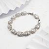 2026 Zircon Bracelet, Versatile Fashion Light Luxury Men's and Women's Gold-plated Crystal Bracelet, Jewelry Silver Jewelry.