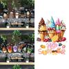 Cartoon Ice Cream Static Window Sticker Multicolor Glass Door Decals  Cafe Bread Shop