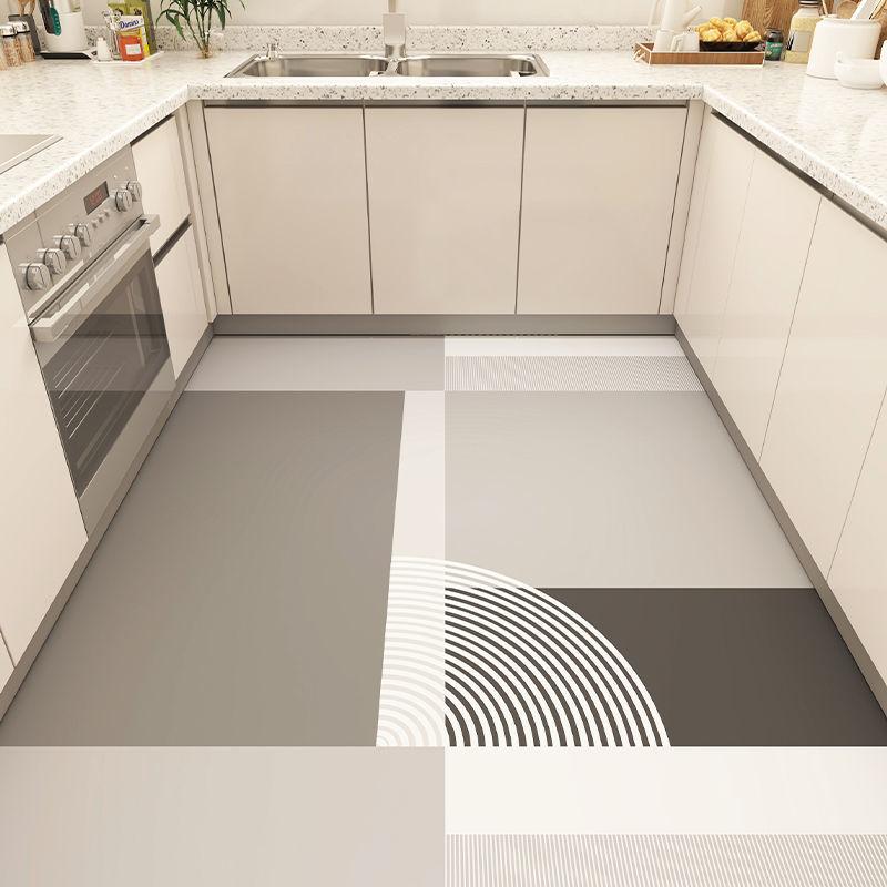 

No-wash Waterproof PVC Leather Rug Non-slip Large Area Carpet for Balcony Living Room Kitchen Cuttable Oil-resistant 50*120cm