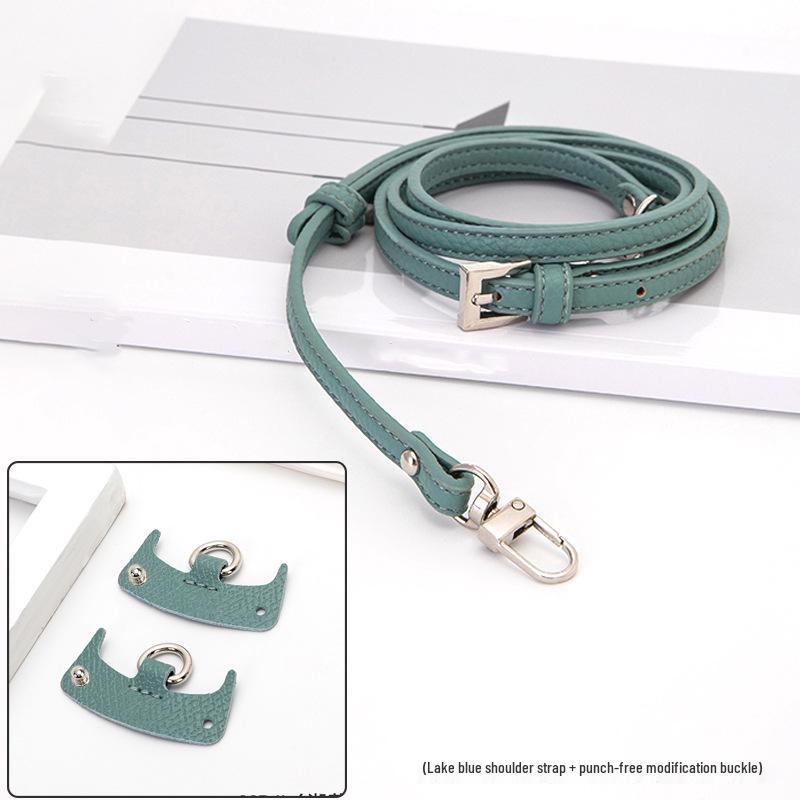 Longxiang Mini Dumpling Crossbody Bag with Genuine Leather Shoulder Strap