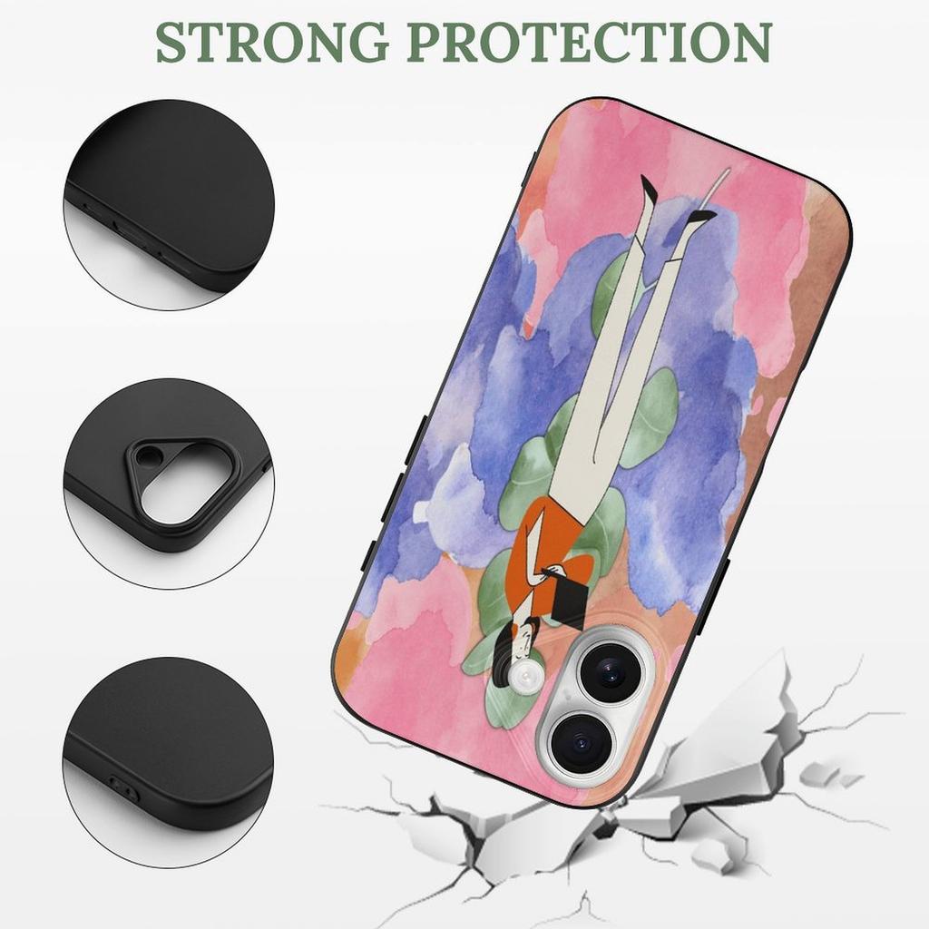 1 Pack For iPhone17/17Air/17Pro/17ProMax TPU Shockproof Back Case, Slim Anti-Slip Protective Cover with Lens Lip Design and Smooth Fit Build