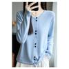 Women S Loose Long Sleeve Knit Cardigan Versatile Sweater Coat