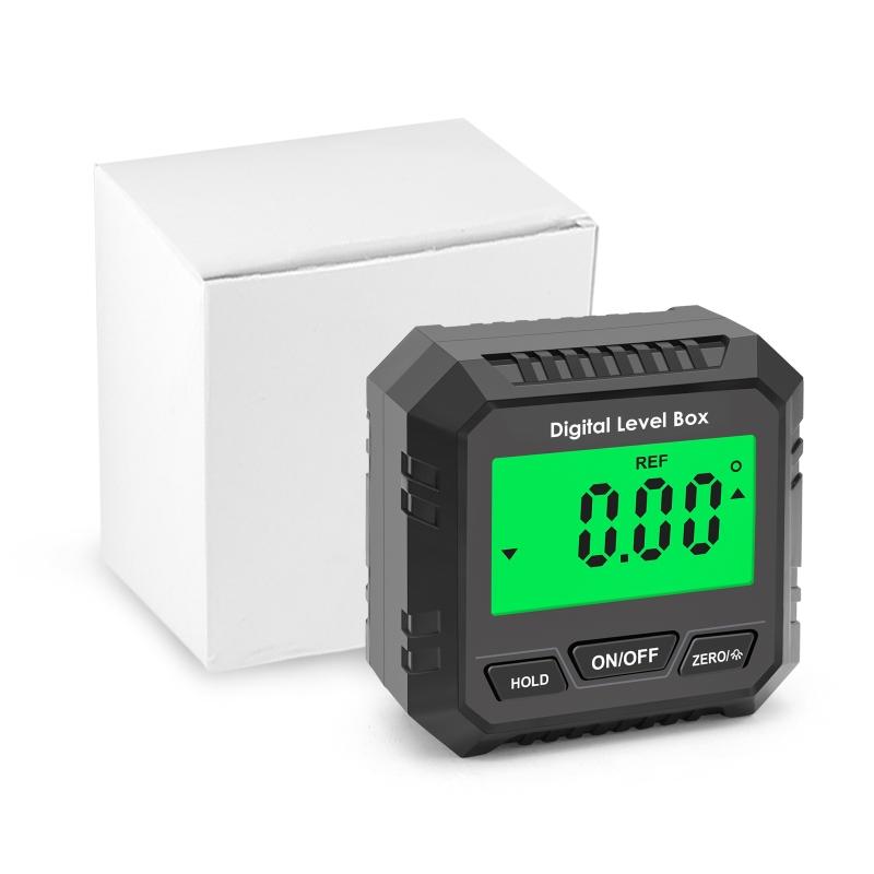 Digital Angle Finder Compact LCD Display Digital Angle Gauge & Level Tool 4x90° 2x180° Essential Woodworking Electrical