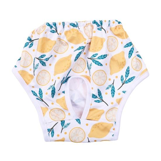 Yousheng Pet Menstrual Pant Female Dog Diaper Shorts Sanitary Pants Elastic Physiological Panties Cartoon Pattern Breathable Puppy