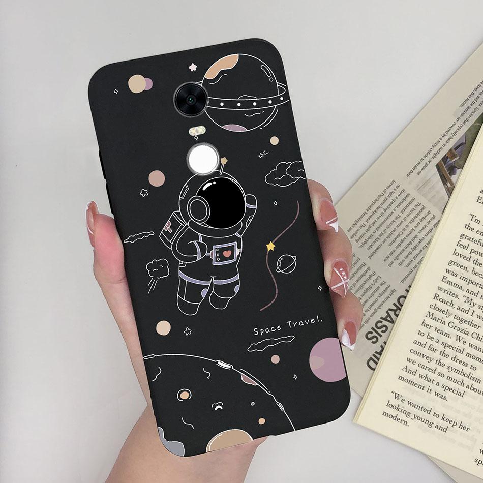 Cute Cartoon Case For Xiaomi Redmi 5 Plus Case Soft Painted Matte Silicone Back Cover For Redmi5 Plus Redmi 5+ Phone Cases Funda