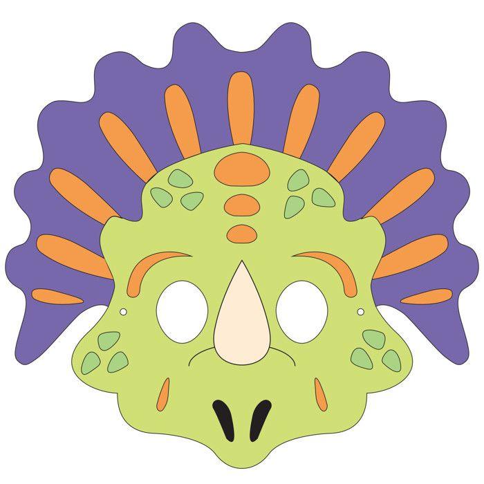 Dinosaur 4-piece Coloring Mask for Children