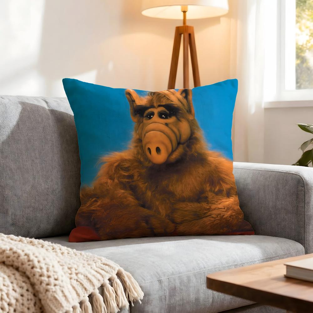 Cartoon ALF Cushion Cover Pcs Decorative Covers Soft Cushion Case for Sofa Couch Decor x x Pillowcases