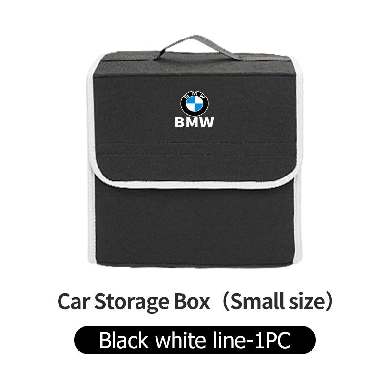 For BMW Car Large Capacity Felt Trunk Storage Box Interior Accessories X3 X5 M5 M3 E46 E90 E60 F10 E39 F30 E36 G30 E87 E70 Blcr33