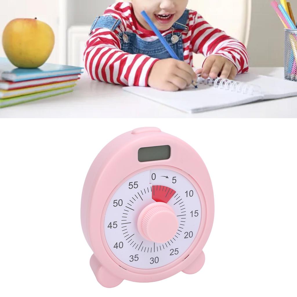 Visual Timer 60 Minute Mechanical Timing 99min 59sec Electronic Timing Visual Countdown Timer for Time Management