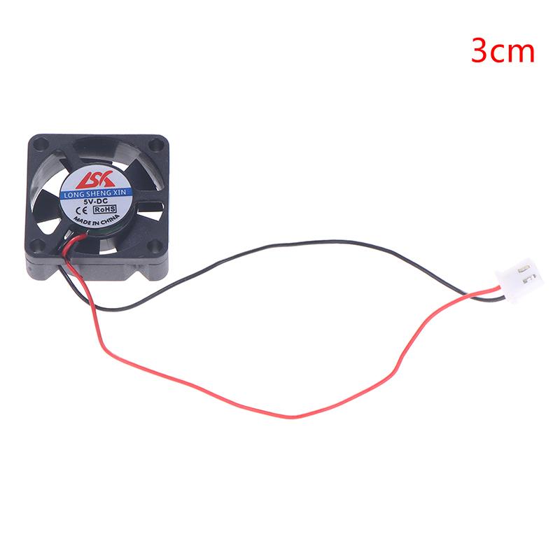5V/12V/24V Cooling Turbo Fan Brushless 3D Printer Parts 2Pin For Extruder Dc Cooler Blower Part Black Plastic Fans