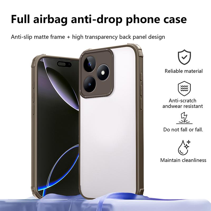 For Realme C71 C75 C75X High Quality Soft Silicone Transparent Phone Case For Realme C51 C53 C55 C63 C65 C67 Shockproof Cover