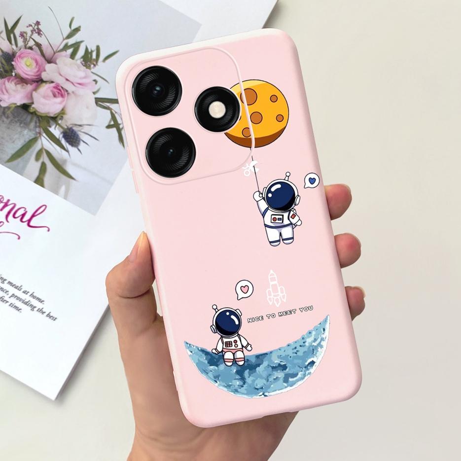 For Tecno Spark 20C Case BG7n Cute Dinosaur Cartoon Cover Soft Silicone Phone Case For Tecno Spark 20 Pro Spark20 C Shell Bumper