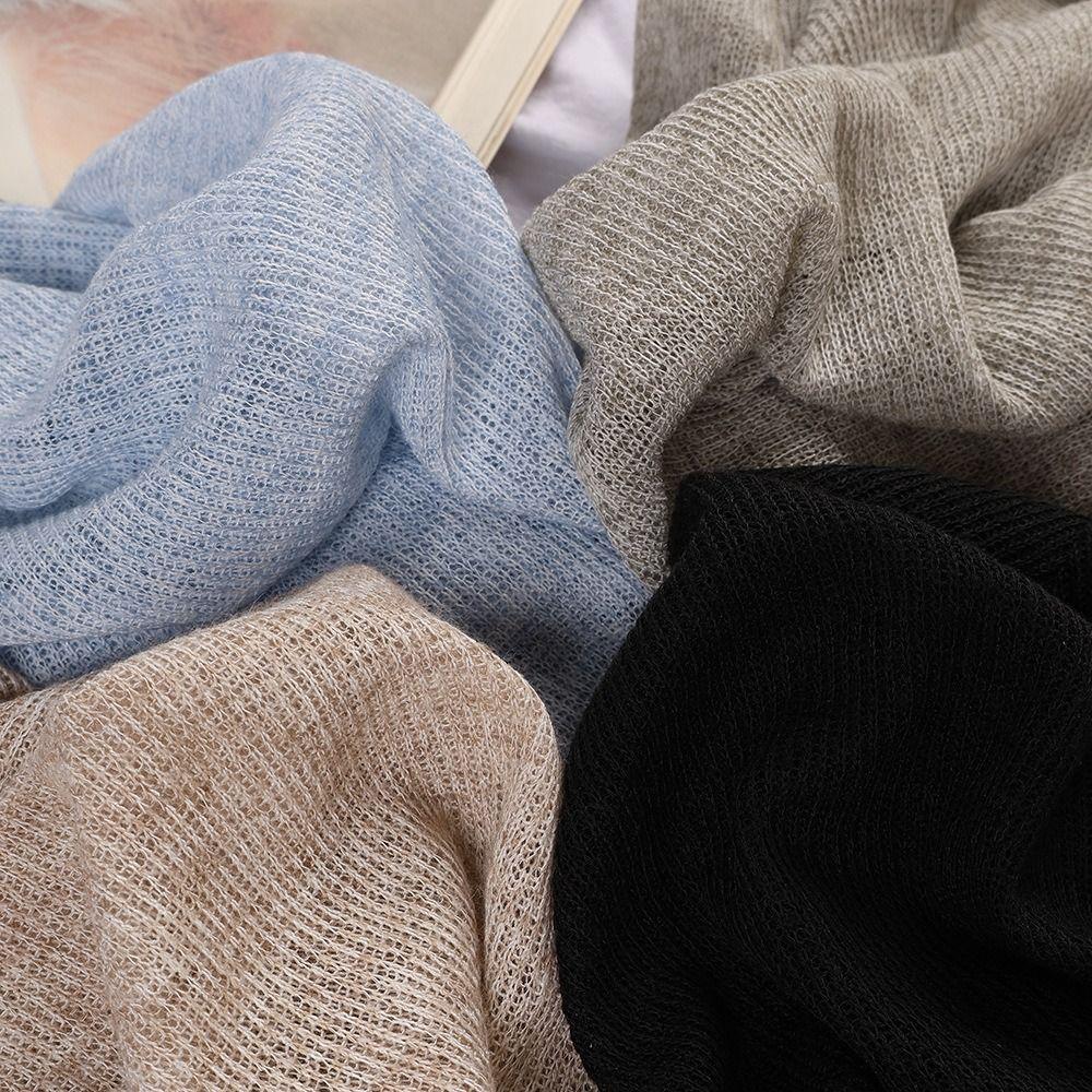 Polyester Thin Breathable Pullover Hat Double Layer Fashionable Baotou Hat  Autumn Spring