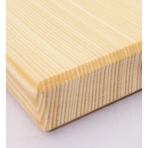 Ichihara Woodworks Wide Wooden Cutting Board with Metal Handle, 39 X 23cm