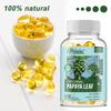 Pslalae Organic Papaya Leaf Extract Capsules 600mg 120 Count — 10:1 Concentrated Superfood with Enzymes