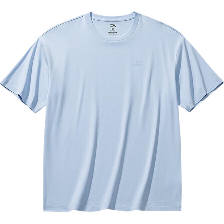 Anta Casual Simple Loose Soft Versatile Round Neck Short Sleeve T-Shirt Men tops 952628103-13 XS