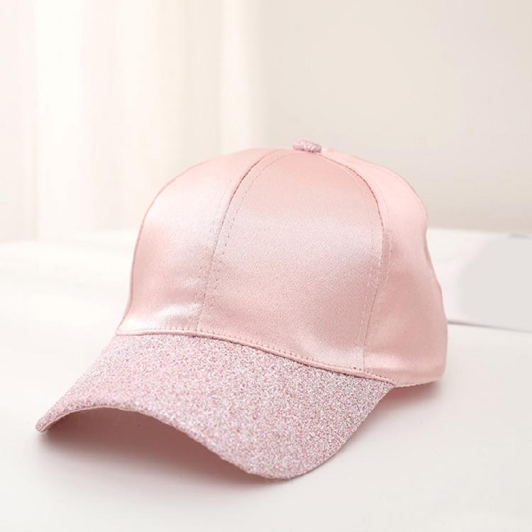 Fashionable Unisex Baseball Caps Sunproof Hat for Sports and Leisure Wear with Glitters Brim Breathable and Comfortable