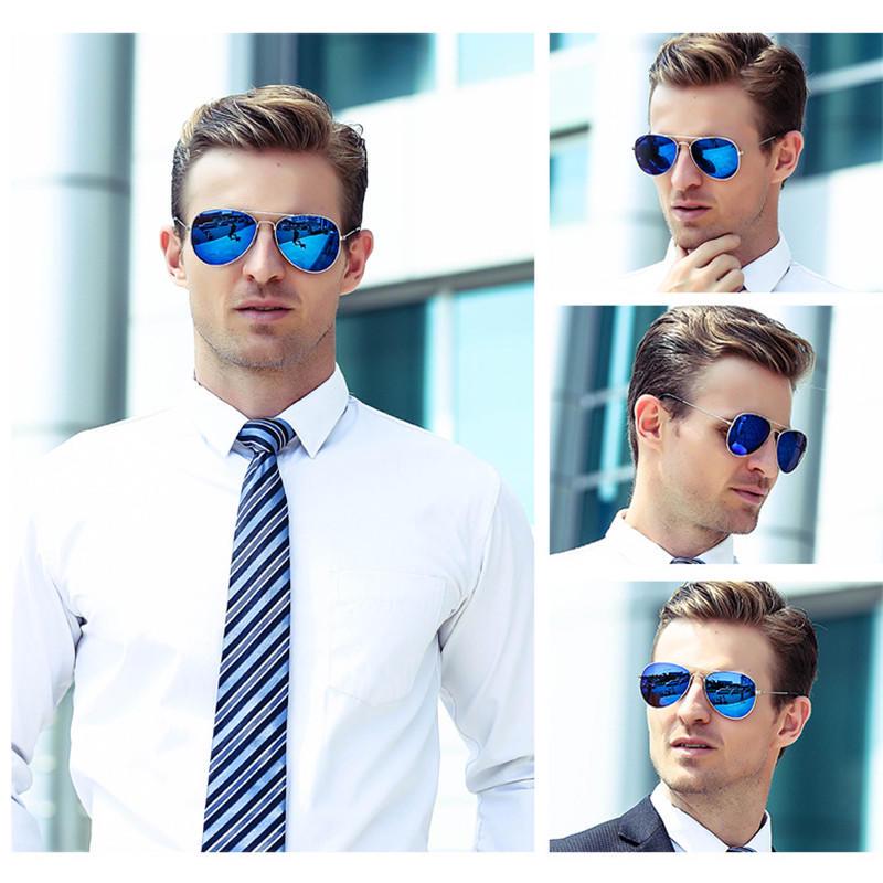 Trendy Unisex Unisex Mirror Pointed Driving For Men Women Sunglasses Portable 1PC Aviator Large Frame