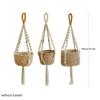 With Handmade Tassels Macrame Plant Hanger Net Wall Hanging Plant Pot Holder Flower Pots  Indoor
