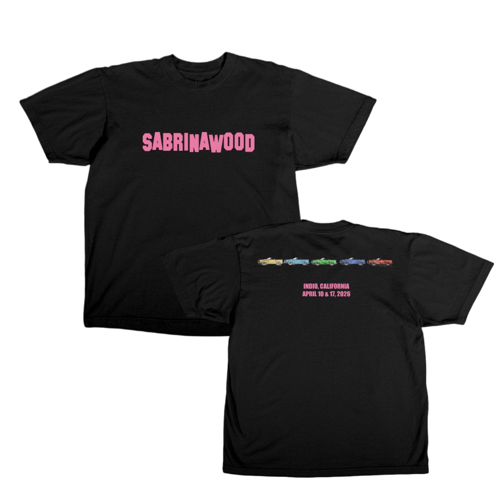 

Sabrina Carpenter Sabrinawood Car Billboard Graphic Merch 2026 T shirt Cotton Unisex Unisexs Womens TShirt Y2k Oversized Tee S
