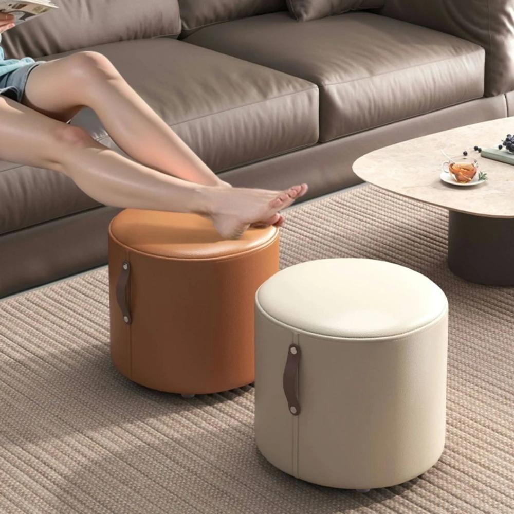 Modern Vanity Stool Makeup Stool Leather Makeup Bench Shoe Changing Bench Living Room Leisure Chairs Dressing Chair