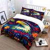 Colorful eagle and fireworks. Bedding sets Duvet cover sets Duvet covers Pillowcases(1 * Duvet Cover 2 * Pillowcases without duvet insert)