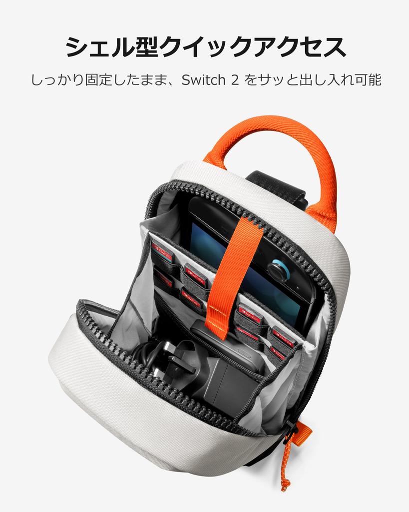 Tomtoc Nintendo Switch 2 Body Compatible with Switch 2 Tomtoc Switch Shoulder Pro Accessories Game Card EVA Protection Bag, Models, Bag, Controller,