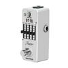 Rowin Guitar Equalizer Pedal 5-band Parametric EQ Guitar Effect Pedal Frequency Compensator ±18dB Range for Mini Size Pedal
