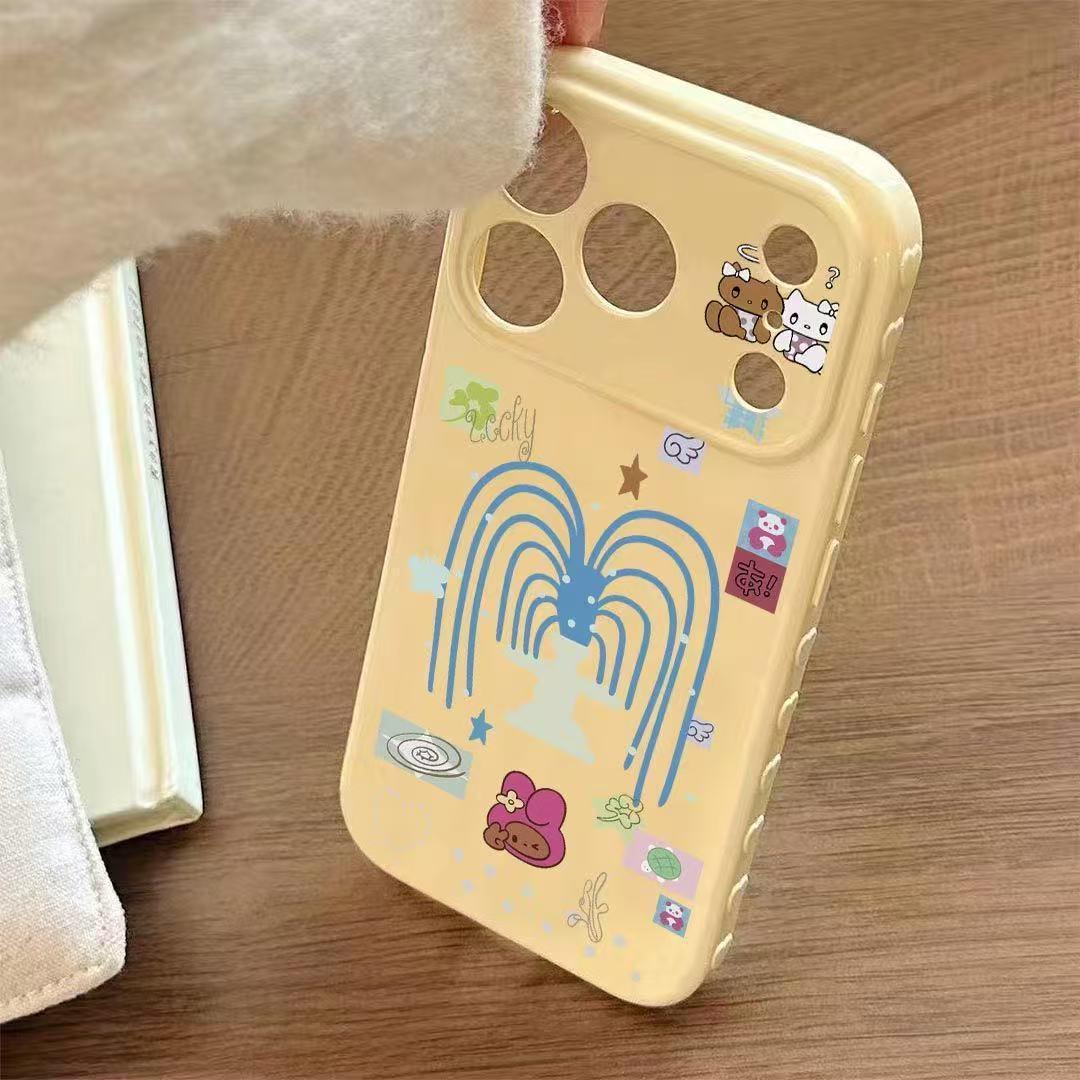 

Stylish Drop-Proof Phone Case for Apple 17ProMax, 16Pro, 15Plus, 14, 13, 12, 11 – Full Coverage Protection Apple 16 Pro with Integrated Camera Button