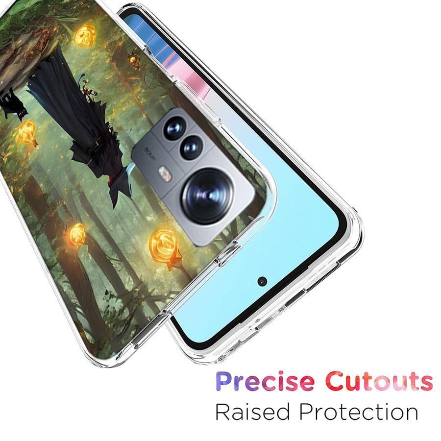 Halloween Moon Witch Horror Phone Case For Redmi Note 13 Pro Plus 14 Pro+ 12S 12 11S 11T 11E 11 10S 10 9S 9 Xiaomi Capa TPU
