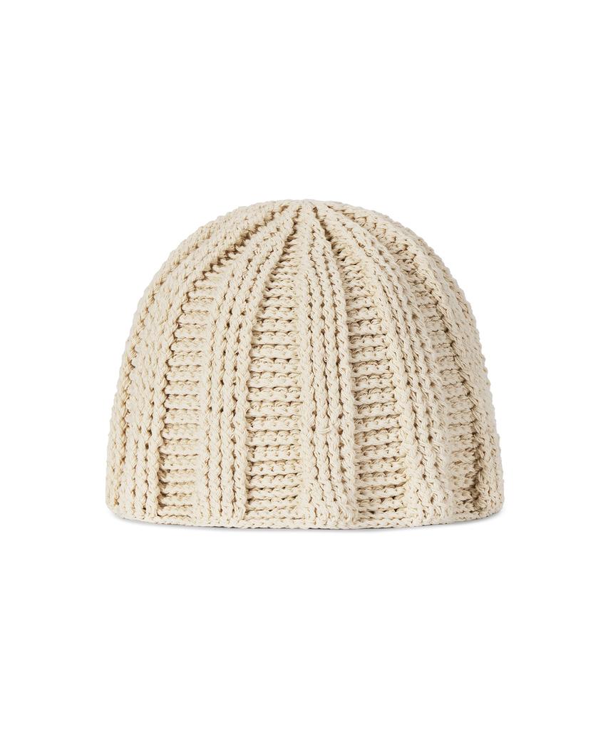 Bajal Va Label Crochet Wave Bucket Hat Beige