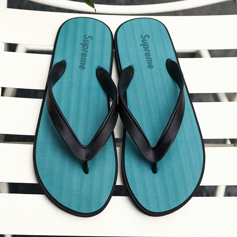Slippers men's summer home bathroom non-slip flip-flops men's outdoor wear trend versatile beach outdoor leisure sandals
