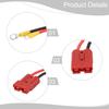 1000 V DC 50Amp Connector 100cm 30cm M8 Post Red/Black Jacket