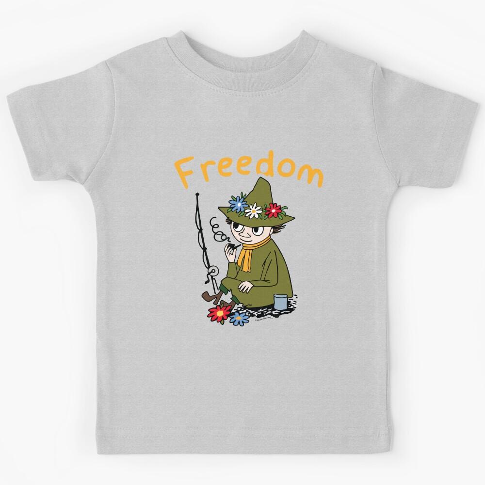 Moomin Snufkin Fishing Rod Freedom Kids T-Shirt 160