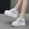 Casual Sports Shoes Lightweight Versatile Board Shoes New Spring Heightening Thick-soled White Shoes Women
