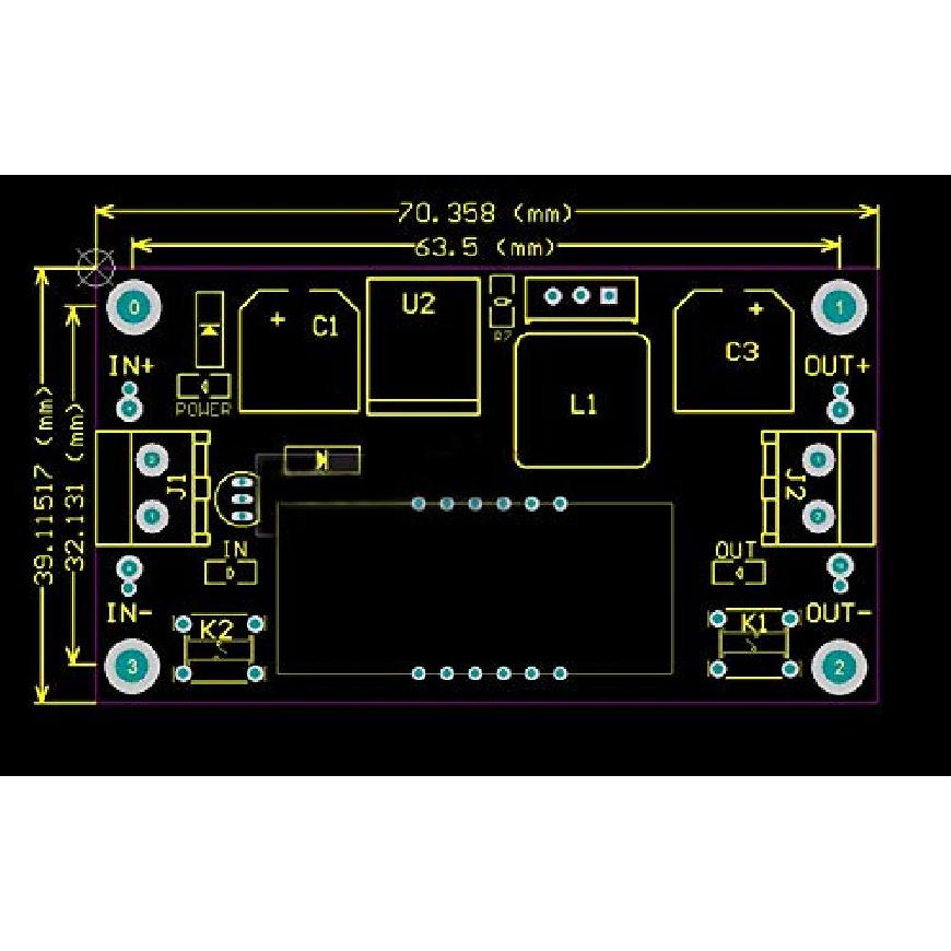 HiLetgo 2pcs LM2596 Adjustable DC-DC Step Down Buck Power Convert Module 4.0-40V Input To 1.25-37V Output with LED Voltmeter Display